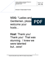 VOG: "Ladies And: Gentlemen, Please Welcome Your Hosts..