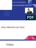 ¿Porque Dios Es El Principio de Todo