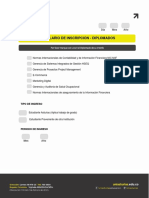 Formulario - Diplomados Actualizado PDF