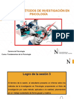 Sesión 3 Metodos de Investigación en La Psicologia