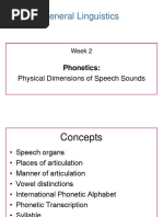 General Linguistics - Week 2 Lecture