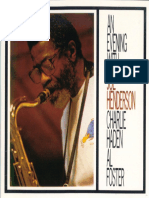 Livret D'un CD de Joe Henderson + Photographies