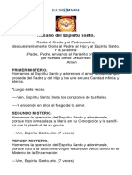 Rosario Del Espíritu Santo PDF