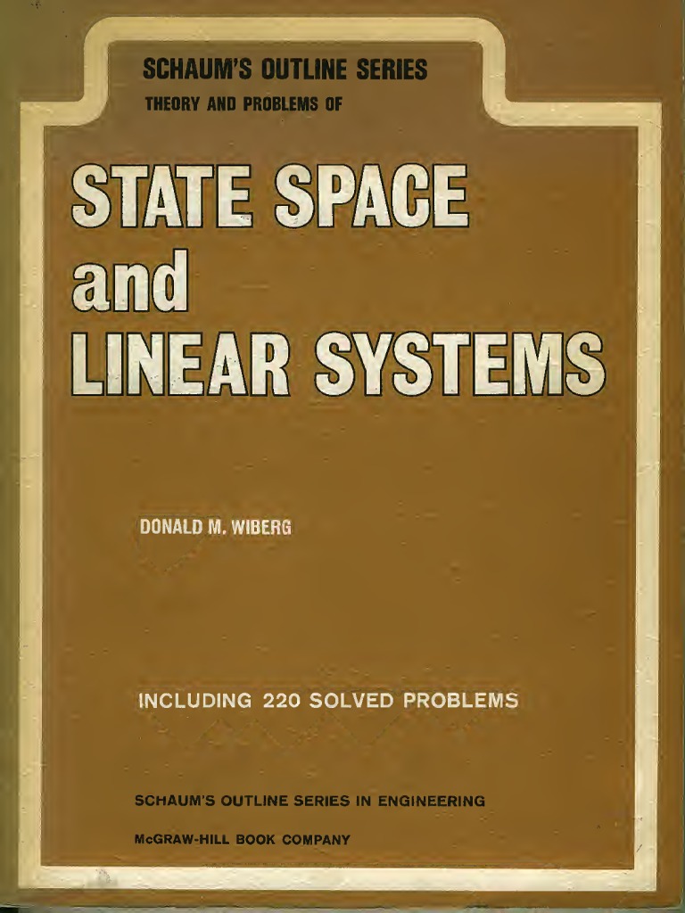 Schaum S Theory and Problems of State Space and Linear