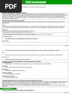 I. Audit: Describe The Purpose of This Risk Assesment