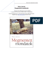 Mácz István - Megmentett Mondatok PDF