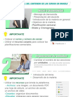 Estructura General Del Contenido de Los Cursos en Moodle PDF