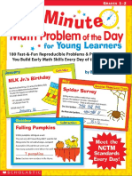 5-Minute Math Problem of The Day For Young Learners PDF