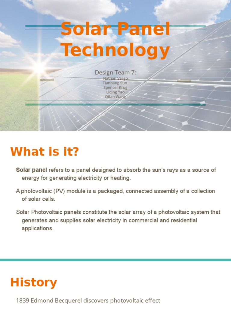 Understanding Solar Panel Technology | PDF | Solar Power | Photovoltaics