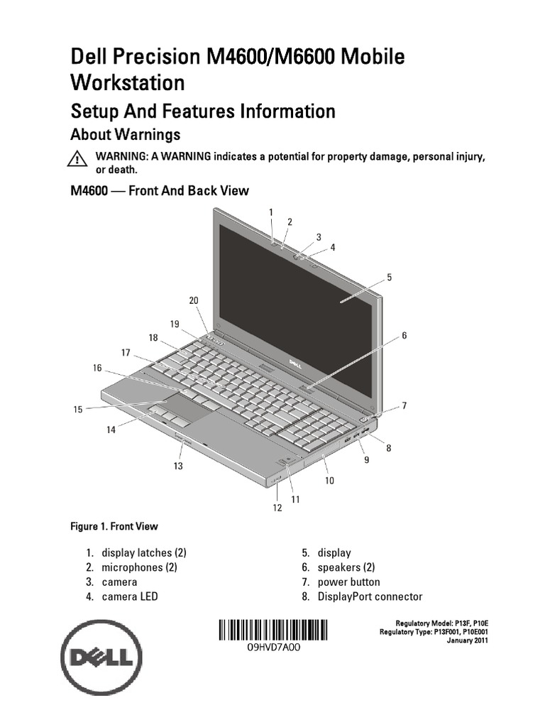 Precision-M6600 - Setup Guide - En-Us | PDF | Advanced Micro Devices ...