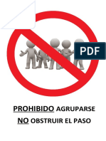 Prohibido Agruparse