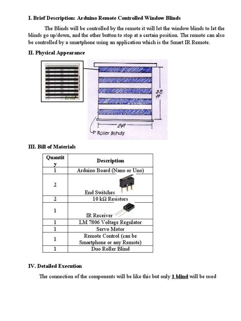 Arduino Remote-Controlled Blinds | PDF | Science & Mathematics ...