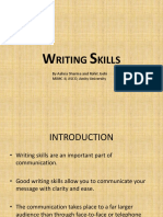 Writing Skills PDF