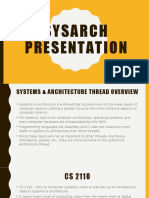 Sysarch Presentation