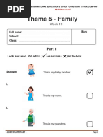 Theme 5 - Family: Week 19