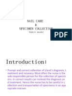 Nail Care & Specimen Collection: Kuheli Mondal