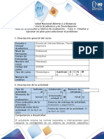 Guía de Actividades y Rúbrica de Evaluación Fase 4 Diseñar y Ejecutar Un Plan para Solucionar El Problema