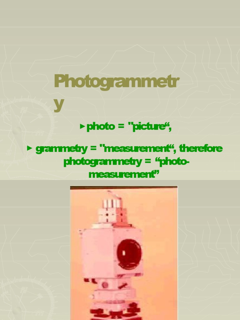 Photogrammetr Y: Photo 