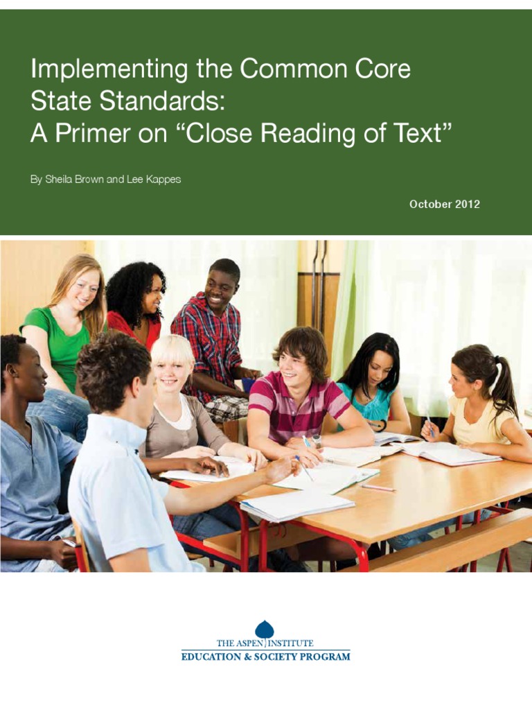 A Primer On Close Reading of Text PDF | PDF | Reading Comprehension ...