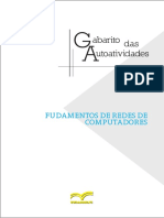 Gabarito das autoatividades de fundamentos de redes