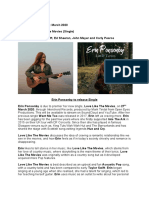 Press Release Erin Ponsonby - Love Like The Movies