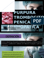 Purpura Trombocitopénica Idiopática