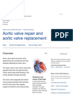 Aortic valve repair and aortic valve replacement - Mayo Clinic