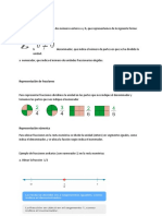 Concepto de Fracción