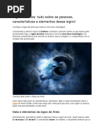 Signo de Áries - tudo sobre as pessoas, características e elementos desse signo