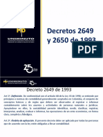 2 Decreto 2649 y Decreto 2650 de 1993