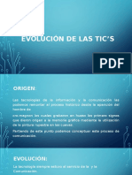 Evolución de Las TICS