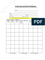 Check List For Plan Approval of Hotel Establishments