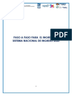 Paso A Paso SNI Estudiantes PDF