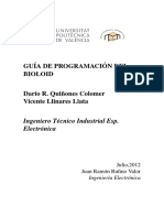 Guia de Programacion Del Bioloid PDF