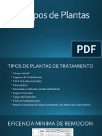 Tipos de Plantas de Tratamiento