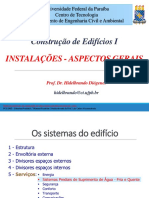 INSTALAÇÕES ASPECTOS GERAIS 2016.1