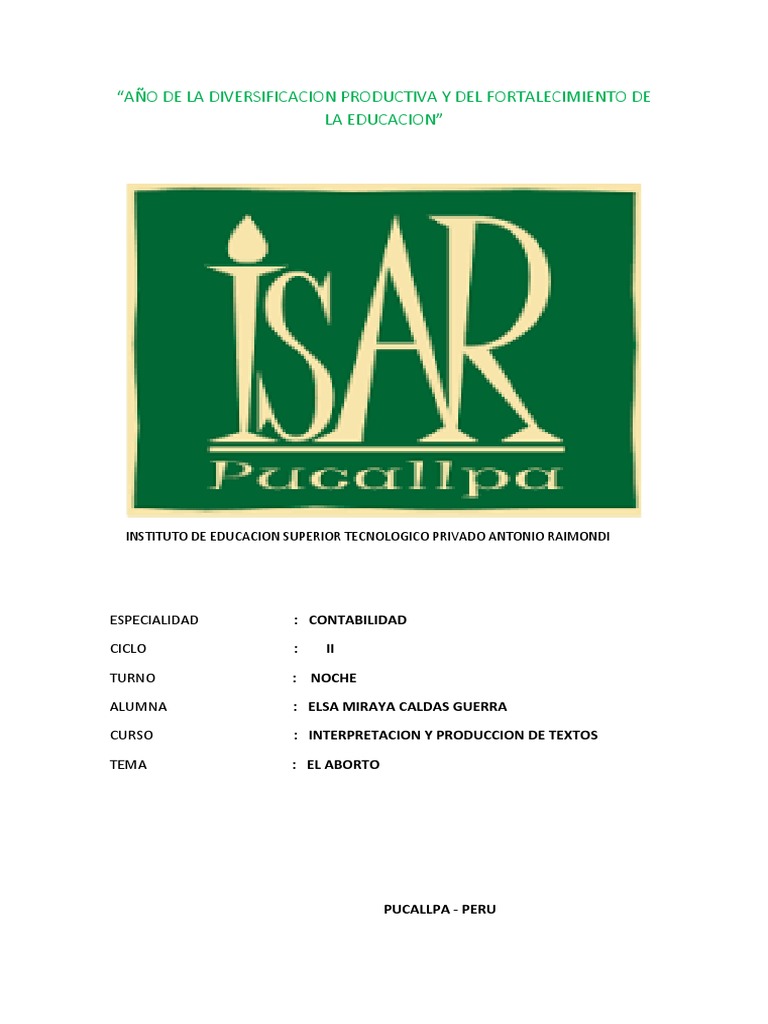 Logotipo Del Isar | PDF