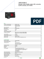 XB5S1B2M12: Product Data Sheet