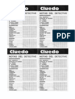 Nota A4 para CLUEDO