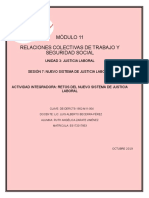 Módulo 11 Relaciones Colectivas de Trabajo Y Seguridad Social