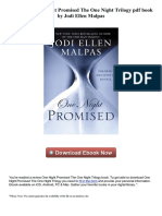 Download One Night Promised The One Night Trilogy pdf book by Jodi Ellen Malpas in Literature and Fiction