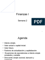 Finanzas I Semana 2