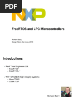 Freertos and LPC Microcontrollers: Richard Barry Design West, San Jose, 2013