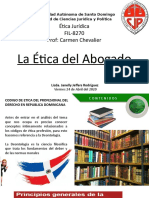 Presentacion - Etica Del Abogado - Licda - Janelly Jeffers Rodriguez