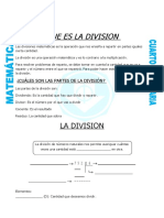 Ficha Que Es La Division para Cuarto de Primaria