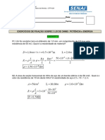 Gabarito 05 - Exercicio de Fixação 05 - 2 Lei de Ohm Potencia e Enregia PDF