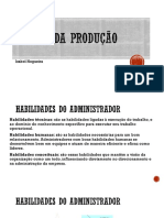 Gestão de produção - Aulas 8 e 9