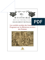 Thory Claude-Antoine - Histoire de La Fondation Du Grand Orient de France Tome 3 PDF