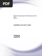 Installation and User's Guide: IBM Tivoli Storage Manager For Windows Backup-Archive Clients