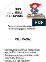 Pristupi Profesiji Nastavnik 2020